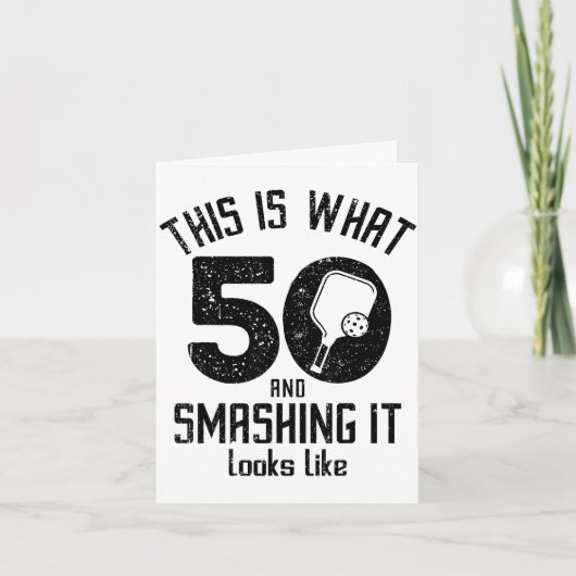 Funny Ckleball 50th Birthday 50 Years Old Love Ckl カード (正面)