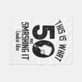 Funny Ckleball 50th Birthday 50 Years Old Love Ckl フリースブランケット (正面(横))