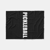 Funny Ckleball, I Like Ckleball  フリースブランケット (正面(横))