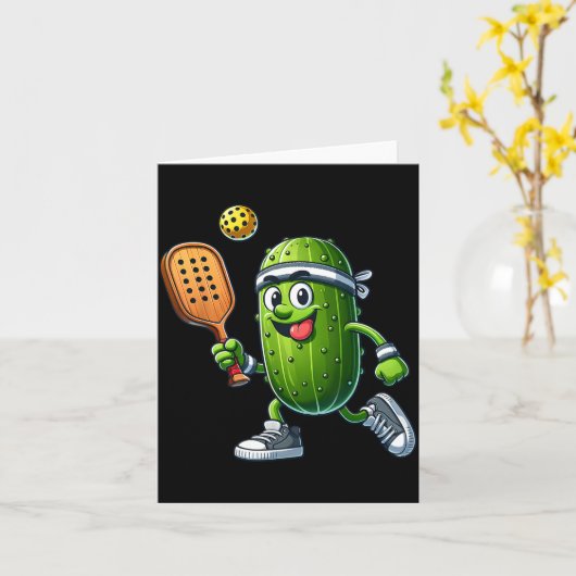 Funny Ckleball Player Paddleball Lover  カード (黄色い花)