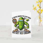 Funny Ckleball Shirt Men Dad Grandpa Him Husband カード (黄色い花)