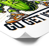 Funny Ckleball Shirt Men Dad Grandpa Him Husband  ポスター (角)