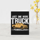 Funny Ckup Truck Shirt - Just One More Truck I Pro カード (黄色い花)