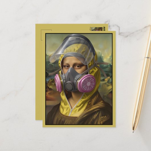 Funny Classic Art Parody ポストカード (正面/裏面インサイチュ)