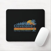 Funny Cleveland Skyline San Diego Of The Midwest R マウスパッド (マウス)
