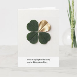 Funny Clover Relationship Card – Luxury カード