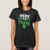 Funny Clovers Stamp St Patrick's Day Irish Here To Tシャツ (正面)
