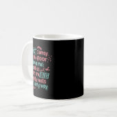 Funny Clumsy Sarcasm Quotes Apparel I'm Not Clumsy コーヒーマグカップ (正面左)