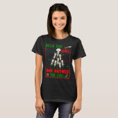 Funny Cna Deck The Halls Answer The Calls Nurse Ch Tシャツ (正面フル)