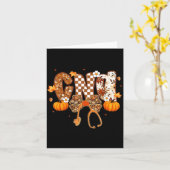 Funny Cna Nurse Coquette Bow Stethoscope Fall Girl カード (黄色い花)