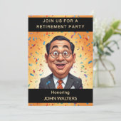 Funny Co-Worker Retirement Party  招待状 (スタンド正面)