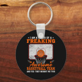 Funny Coach Of Freaking Awesome Sketll Team Ll Tra キーホルダー (正面)