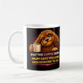 Funny Cockapoo Coffee Mug | Dog Mum Humor Mug コーヒーマグカップ (左)