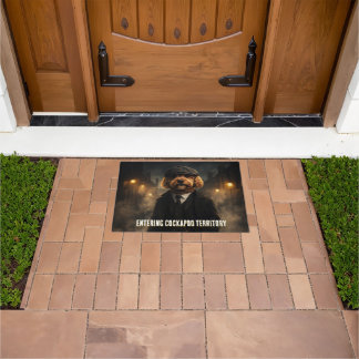 Funny Cockapoo Doormat Dog Door Mat Gift ドアマット