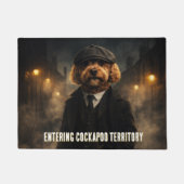Funny Cockapoo Doormat Dog Door Mat Gift ドアマット (正面)
