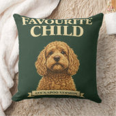 Funny Cockapoo Gift | Favourite Child クッション (ブランケット)