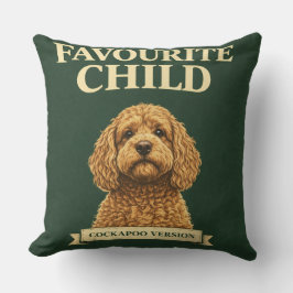 Funny Cockapoo Gift | Favourite Child クッション