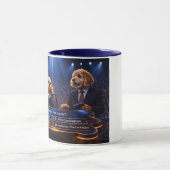 Funny Cockapoo Gift Mug | Who Ate The Sock マグカップ (中央)