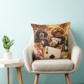 Funny Cockapoo Gift | Poker Dog Cushion クッション (椅子)