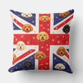 Funny Cockapoo Gift | UK Cockapoo Cushion クッション (正面)