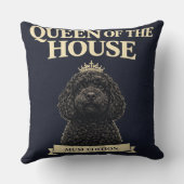 Funny Cockapoo Mum Gift | Queen Of The House クッション (裏面)