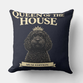 Funny Cockapoo Mum Gift | Queen Of The House クッション