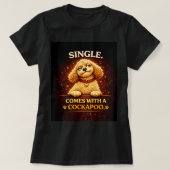 Funny Cockapoo T-Shirt | Singles gift Tシャツ (デザイン正面)