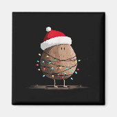 Funny Coconut Christmas Graphics Lights Lover  マグネット (正面)