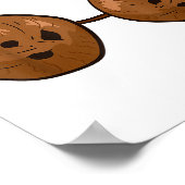 Funny Coconut Summer Coconuts Bra Funny Halloween ポスター (角)