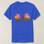 Funny Coconut Summer Coconuts Bra Funny Halloween  Tシャツ (デザイン正面)