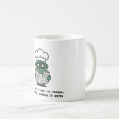 Funny Coder Mug — I Cook Like I Code コーヒーマグカップ (正面右)