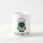 Funny Coder Mug — I Cook Like I Code コーヒーマグカップ (中央)