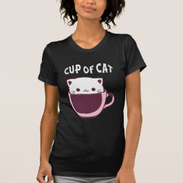 FUNNY COFFEE AND CAT LOVERS, CUP OF CAT Tシャツ