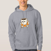 Funny Coffee Cup Character  パーカ (正面)