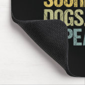 Funny Coffee Dogs Sourdough Bread Baking Sourdough マウスパッド (コーナー)