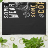 Funny Coffee Drinker Barista Humor キッチンタオル (折り畳み)