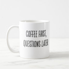 Funny Coffee Drinker Not Morning Person コーヒーマグカップ