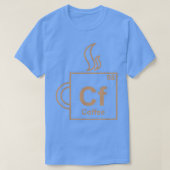 Funny Coffee Element Periodic Table SCIENCE Studen Tシャツ (デザイン正面)