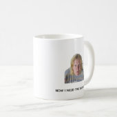 Funny Coffee Meme Mug Bathroom Humor コーヒーマグカップ (正面右)
