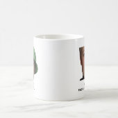 Funny Coffee Mission Bathroom Panic Meme Design コーヒーマグカップ (中央)