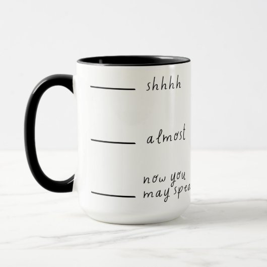 funny coffee mug マグカップ (左)