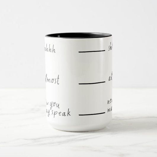 funny coffee mug マグカップ (中央)