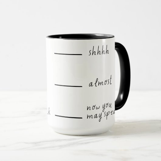 funny coffee mug マグカップ (正面右)