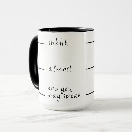 funny coffee mug マグカップ (正面左)