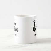 Funny Coffee Mug First Coffee Then Reality コーヒーマグカップ (中央)