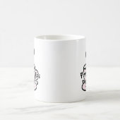 Funny Coffee Mug First Coffee Then Reality コーヒーマグカップ (中央)