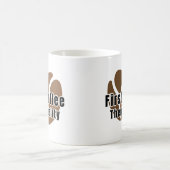 Funny Coffee Mug First Coffee Then Reality コーヒーマグカップ (中央)