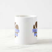 Funny Coffee Mug First Coffee Then Reality コーヒーマグカップ (中央)