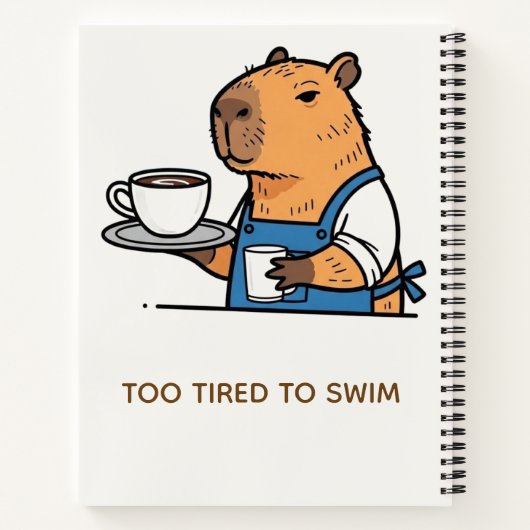 Funny Coffee Notes Book ノートブック (裏面)