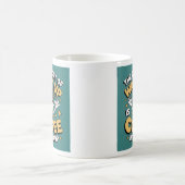 Funny Coffee Quote Mug – "The Best Part of Wakin’  コーヒーマグカップ (中央)